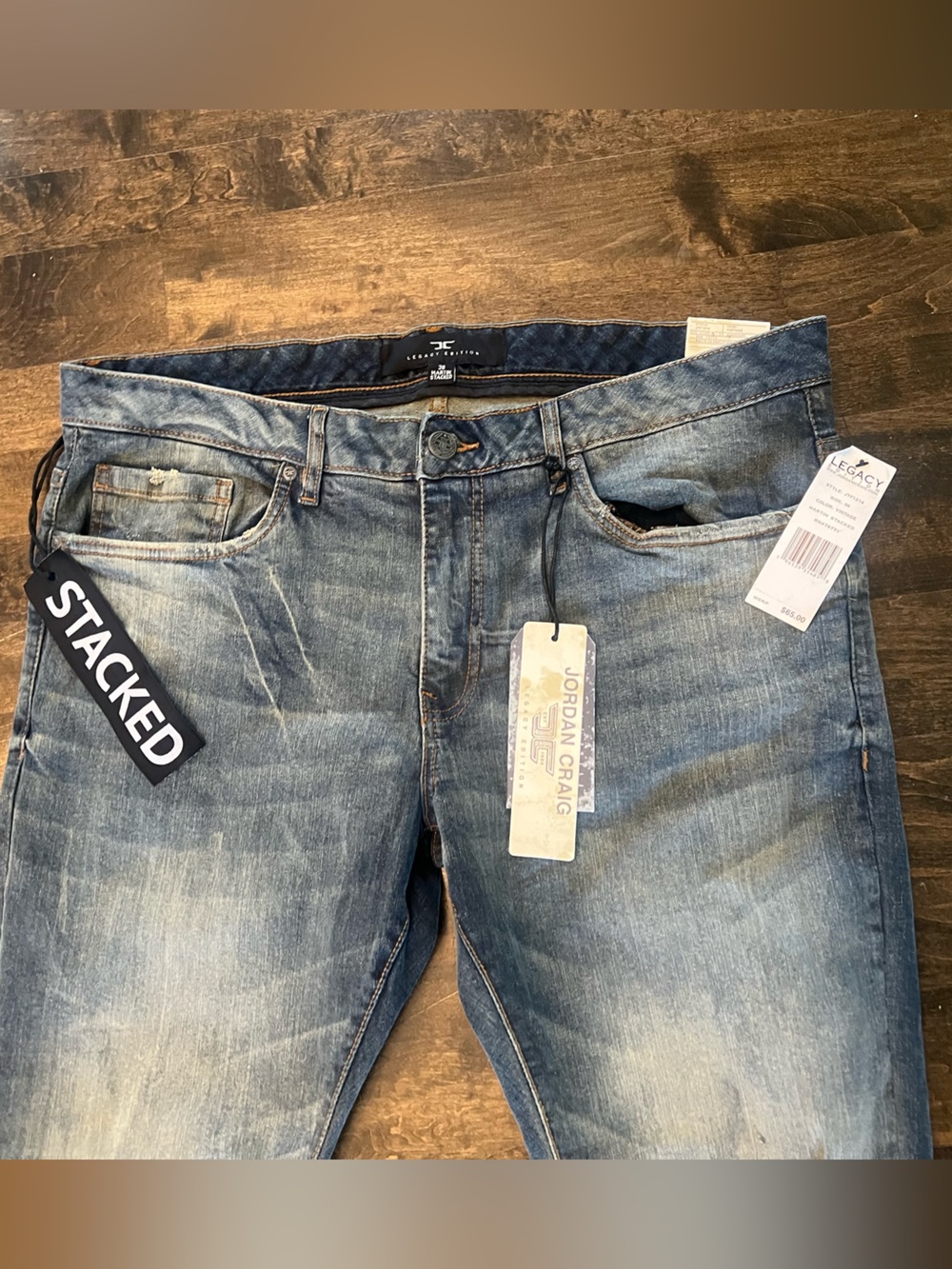 Jordan Craig Legacy Edition Martin Stacked Jeans Size 36 - Picture 4 of 8